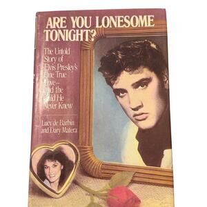 Elvis Presley Are You Lonesome Tonight? Hardcover Book